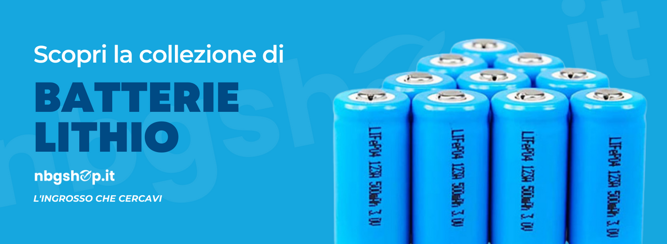BATTERIE LITHIO — Nbg Shop | L'ingrosso che cercavi