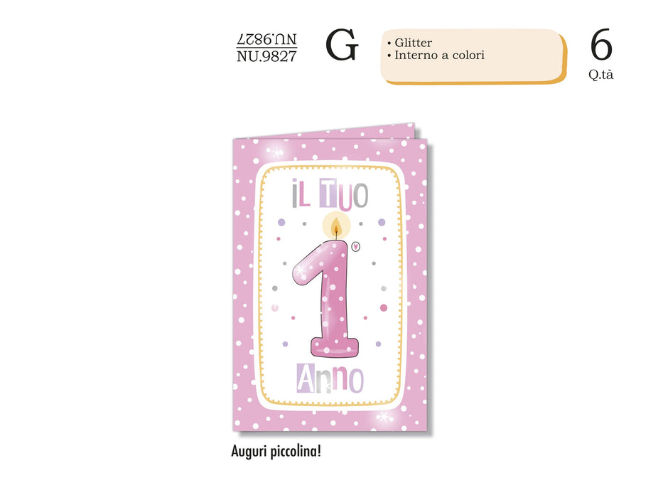 CROMO BIGLIETTI NUMERI BAMBINI POIS 1 LEI NU.9827- Conf da 1