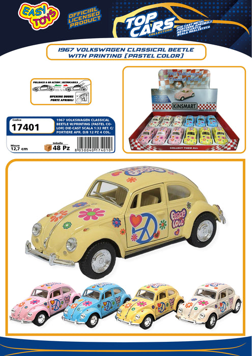 EASY TOYS 1967 VOLKSWAGEN CLASSICAL BEETLE W/PRINTING PASTE