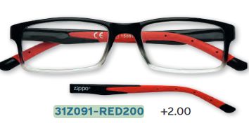 ZIPPO occhiali da lettura +2.00 31Z091-RED200