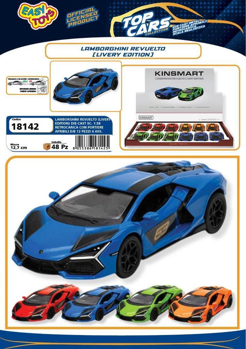 EASY TOYS AUTO LAMBORGHINI REVUELTO LIVERY EDITION - Conf da 1