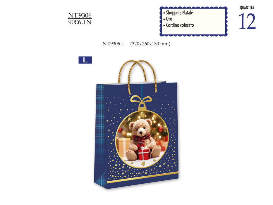 CROMO SHOPPERS NATALE NT.9306L - Conf da 12