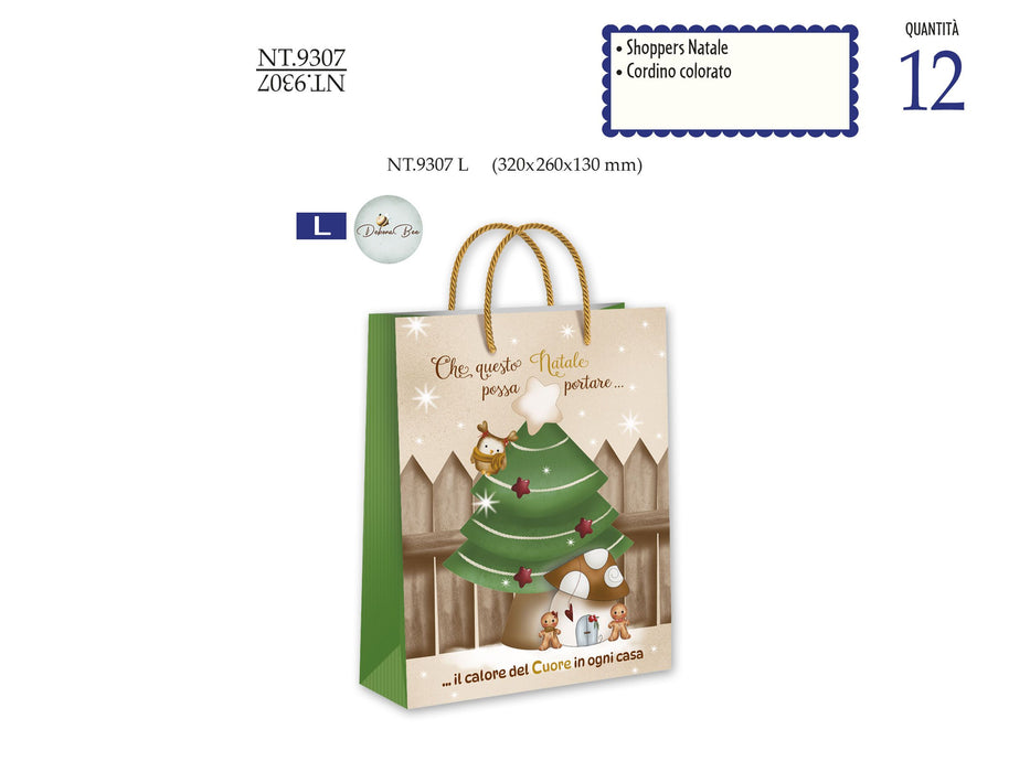 CROMO SHOPPERS NATALE NT.9307L - Conf da 12