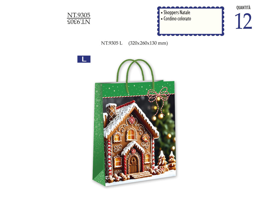 CROMO SHOPPERS NATALE NT.9305M - Conf da 12