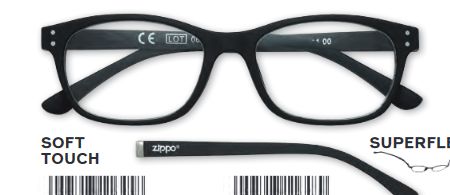 ZIPPO occhiali da lettura +2.00 31Z-B27-BLK200