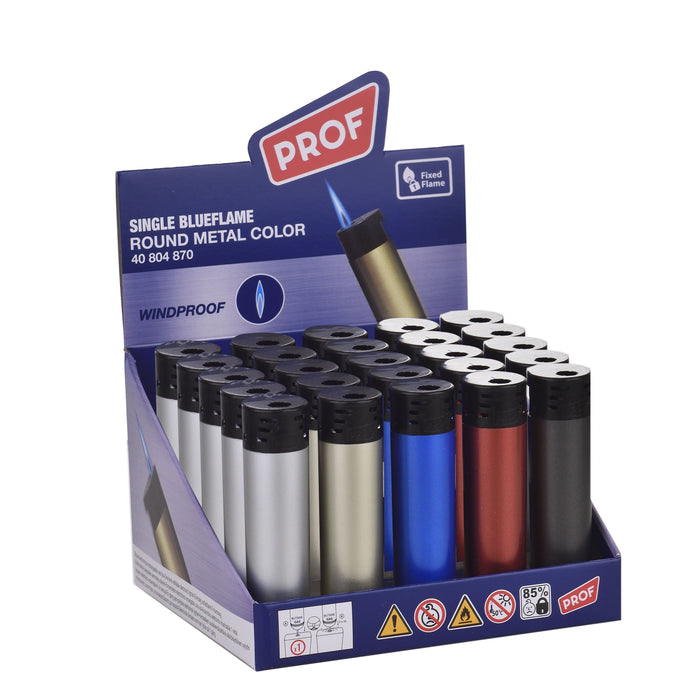 PROF ACCENDINO ANTIVENTO METAL SPRAY ROUND ART.40804870- Conf da 25