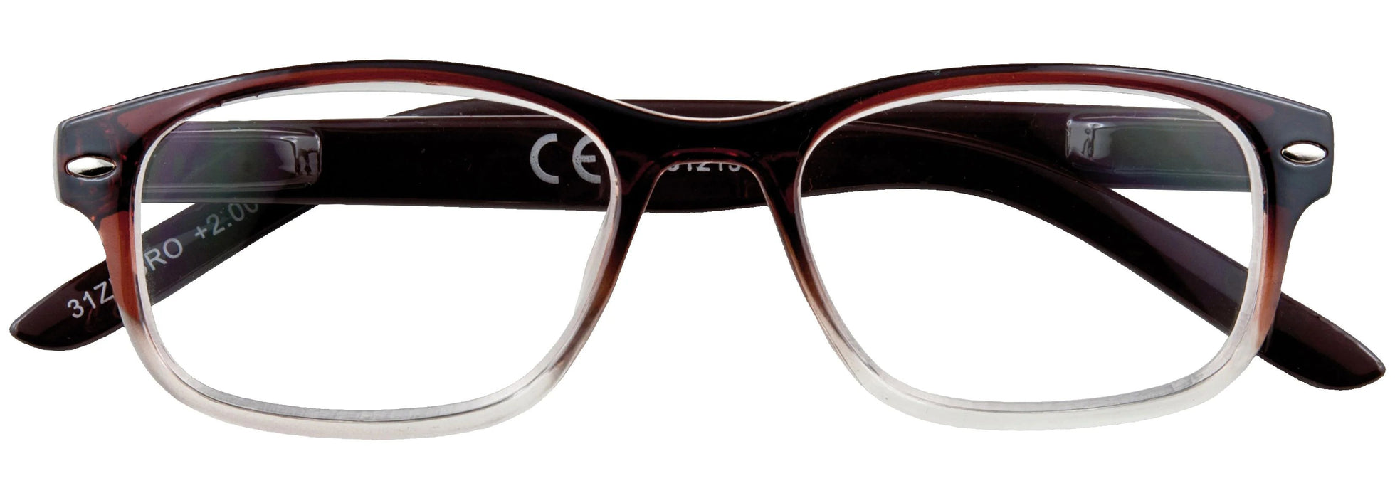 ZIPPO occhiali da lettura +2.00 31Z-B1-BRO200