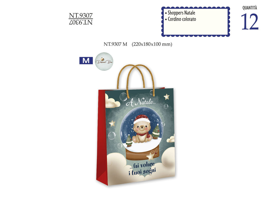 CROMO SHOPPERS NATALE NT.9307M - Conf da 12