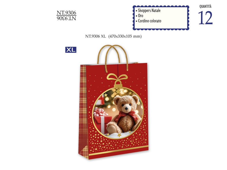 CROMO SHOPPERS NATALE NT.9306XL - Conf da 12