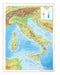 CARTA GEOGRAFICA DA BANCO F.TO A3 ITALIA POLITICA/FISICA - Conf. da 20