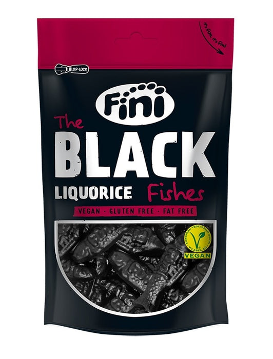 FINI SWEET THE BLACK LIQUORICE FICHES 180gr - Conf da 1