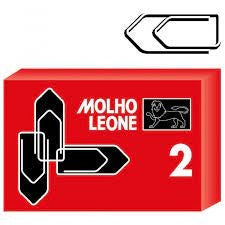 MOLHO LEONE FERMAGLI METALLO N°2 - Conf. da 10