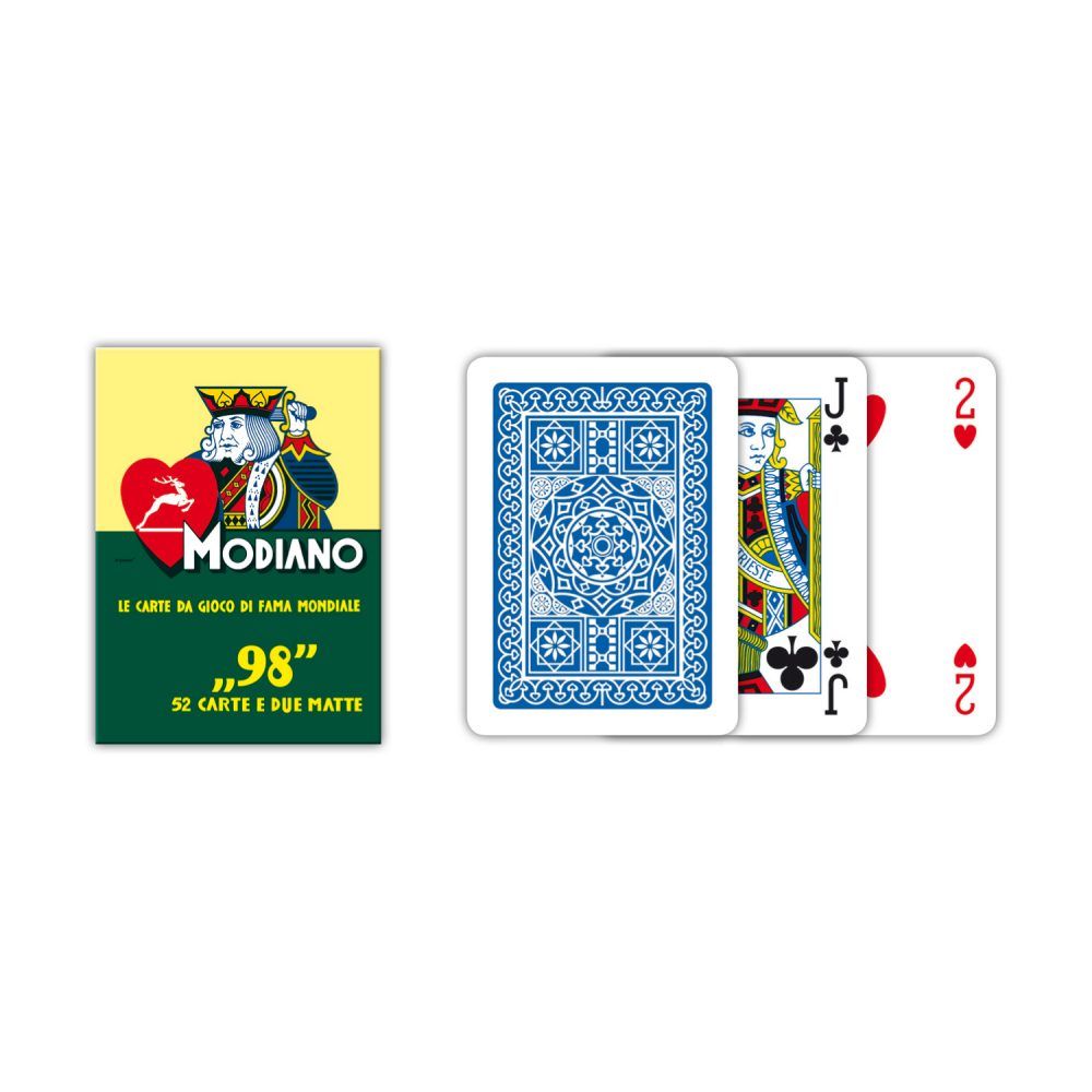 M2 Store Carte Poker Modiano Fondo Blu pz.54 8003080002508