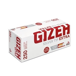 GIZEH TUBO VUOTO SILVER EXTRA DA 250 EXTRALONG - Conf. da 4