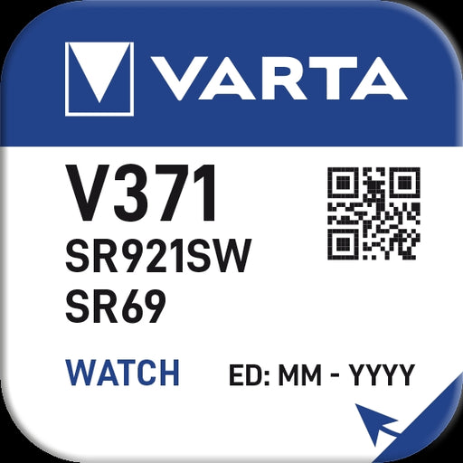 VARTA BATTERIA 371 - Conf. da 10