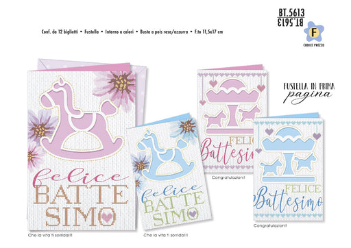 CROMO BIGLIETTI AUGURALI BT.5613 - Conf. da 12