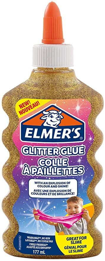 ELMER’S COLLA GLITTER LIQUIDA PER SLIME 177ml. ORO - Conf. da 1