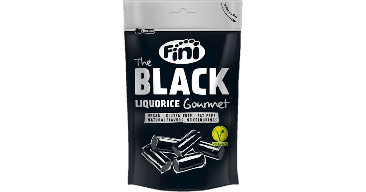 FINI SWEET THE BLACK LIQUORICE GOURMET 180gr - Conf da 1