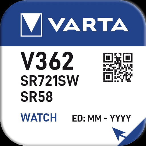 VARTA BATTERIA 362 - Conf. da 10