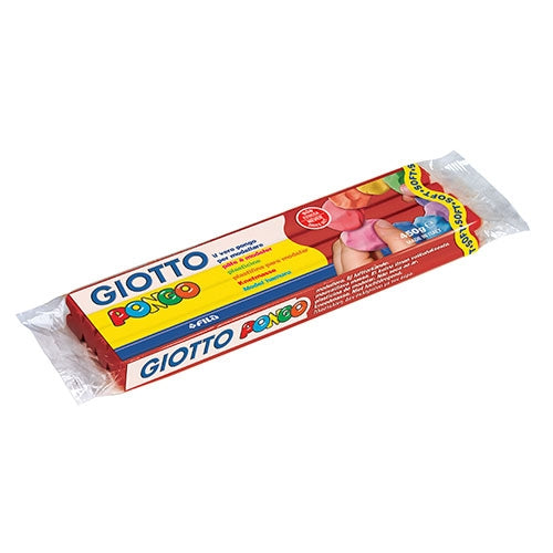 GIOTTO PLASTILINA PONGO ROSSO GR450 - Conf. da 1