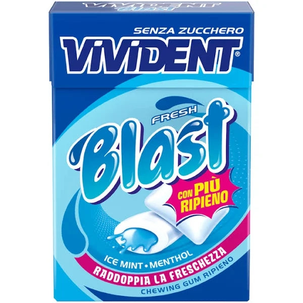 PERFETTI VIVIDENT BLAST BLUE ICE MINT S/Z - ASTUCCI 20 - Conf. da 1