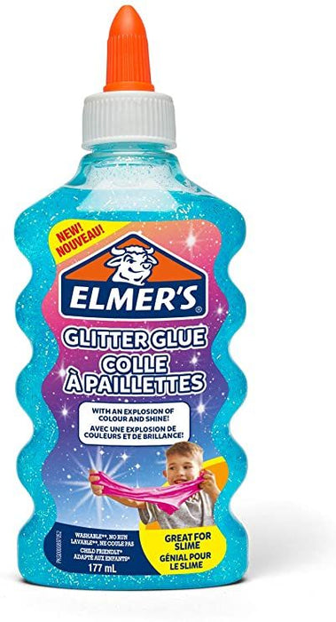 ELMER’S COLLA GLITTER LIQUIDA PER SLIME 177ml. BLU - Conf. da 1